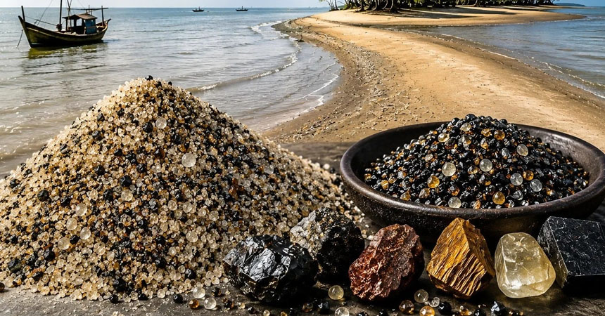 Valuable Minerals Found in Nijhum Dwip Sands, Opening New Horizons for Industry