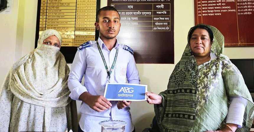 ABG Foundation Extends Financial Support to Ensure SSC Candidate Shuvos’s Exam Participation