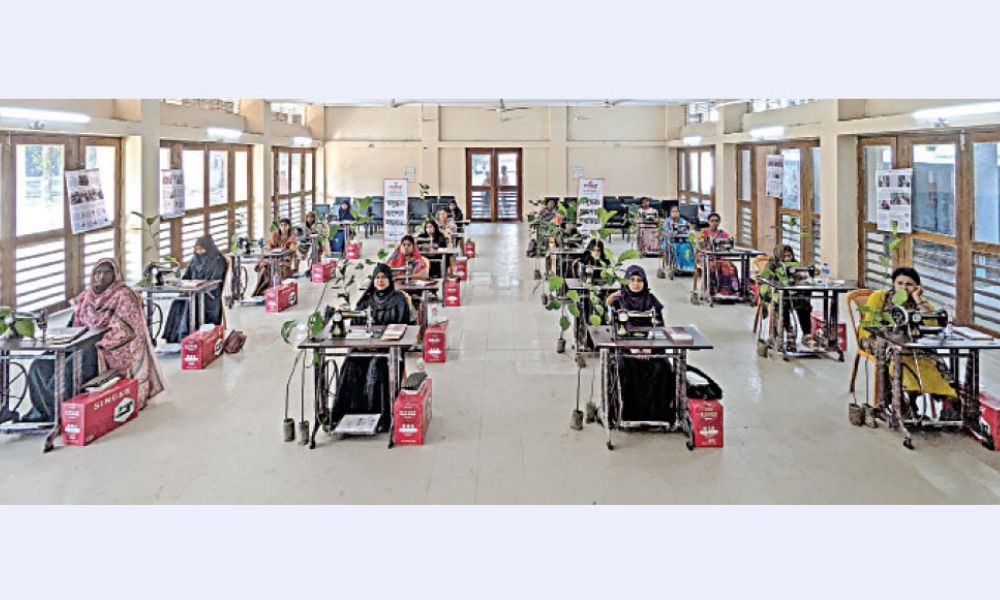 Sewing machines offer new hope to disadvantaged women in Gobindaganj