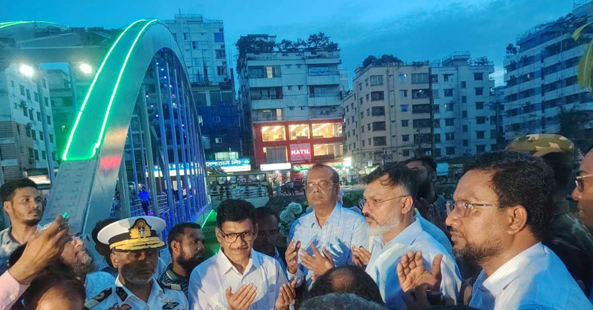 Aftabnagar Banasree Footbridge Opens, Cutting Travel Time by Up to 40 Minutes