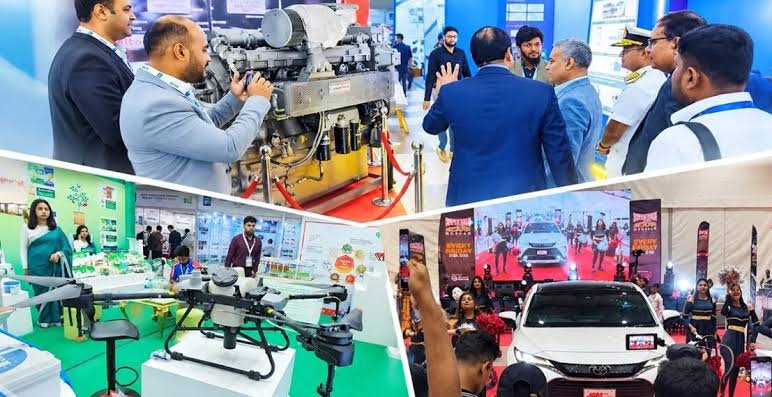 Triple Expo Buzz at ICCB: Automobile Market, Agri-Food, and Maritime Exhibitions Draw Huge Crowds